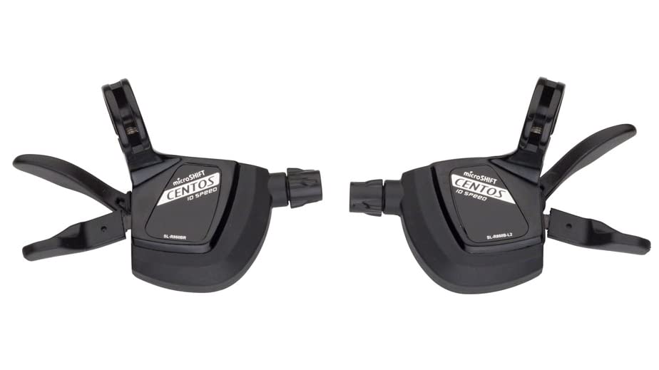 microSHIFT | Centos Trigger Shifter Set | 10-Speed Road | Double | Shimano Tiagra 4700 Compatible