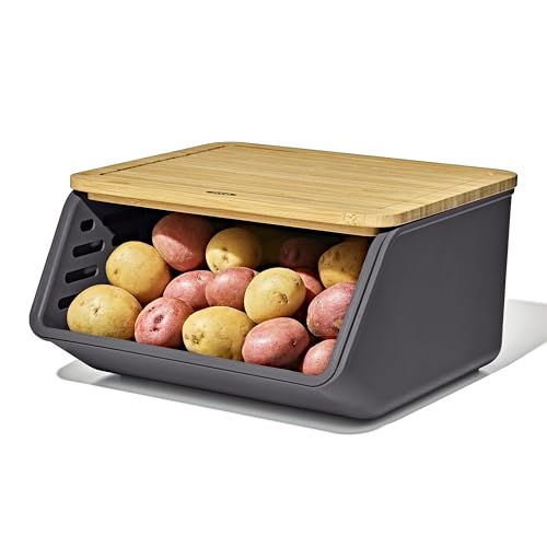 OXO Good Grips Produce Saver - Root Vegetable Bin with Lid by OXO - Used condition - CA$27.98