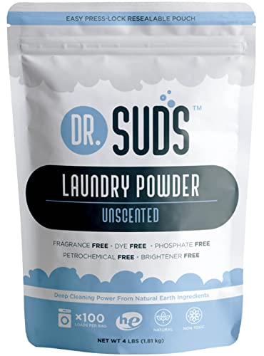 New Dr Suds Natural Laundry Detergent Powder 100+ Loads Unscented Made With Natural Earth Ingredients #TOP19