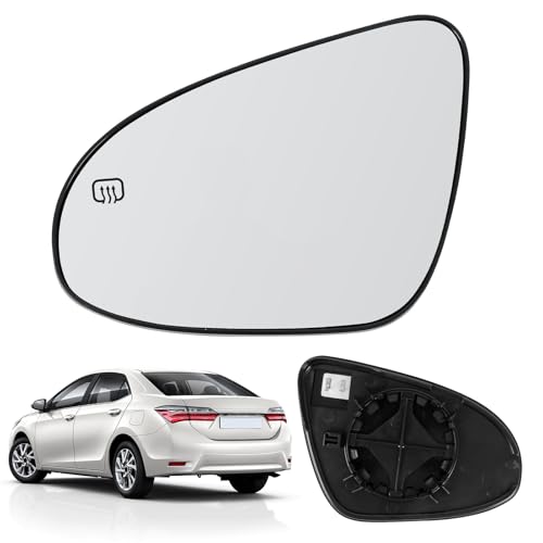 Driver Left Side Mirror Glass Compatible With Toyota Corolla 2014-2019 by LHCDQSKCW - Used condition - US$15.30