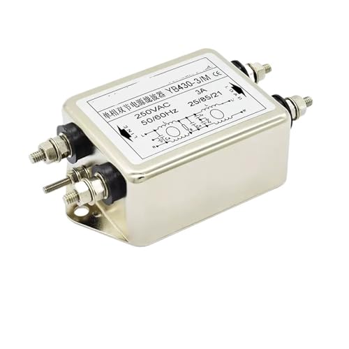Filtre d'alimentation monophasé 220V anti-interférence YB430-3A/M - 2