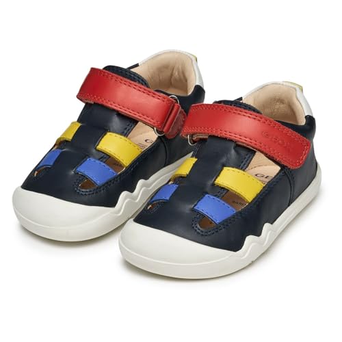 Geox Bébé Garçon B Steppieup Boy A, Navy Multicolor, 20 EU