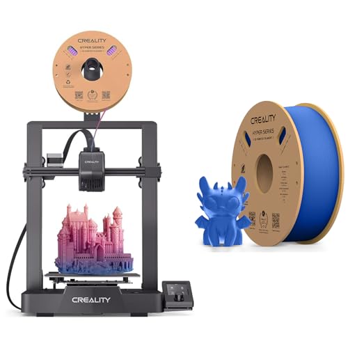 Creality Ender-3 V3 SE Official 3D Printer 250mm/s Max Printing Speed Upgraded Visual UI Auto Filament Loading and Unloading Sprite Direct Extruder CR Touch Auto Leveling with Hyper Blue