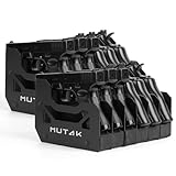 Mutak Soft Foam Pistol Rack for Gun Safe, Gun Cabinet, Durable Handgun Stand Organizer Accessories with Gun Slots, Compatible with Size Firearm, Revolver Pistols Holder, 12 Slots