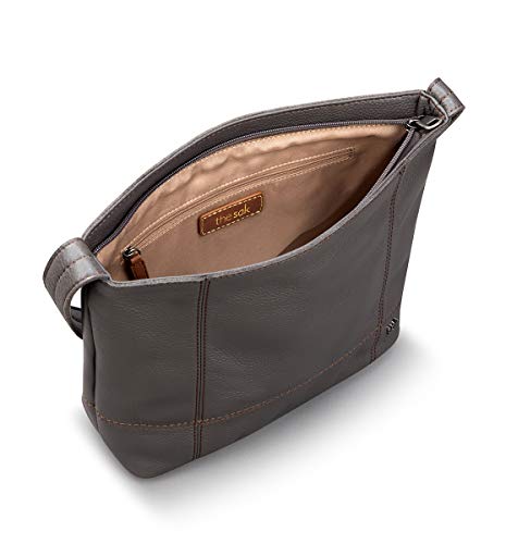The Sak De Young Hobo Bag in Leather, Slate - Thumbnail 5