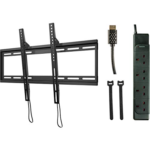 SANUS SYSTEMS QLTK1-B4 TV STARTER KIT INCLUDES:Tilting Wall Mount for 40 - 70 flat-panel TV's - has 4x fixed Tilt positions (-5 / -8 / -10 Degrees) includes quick-release locking system to secura