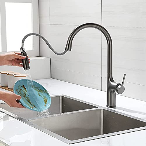 Robinet de cuisine mitigeur extractible eau chaude et froide - 2
