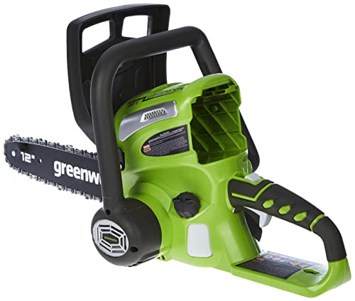 Greenworks 40V 12-Inch Cordless Chainsaw, Tool Only #TOP2