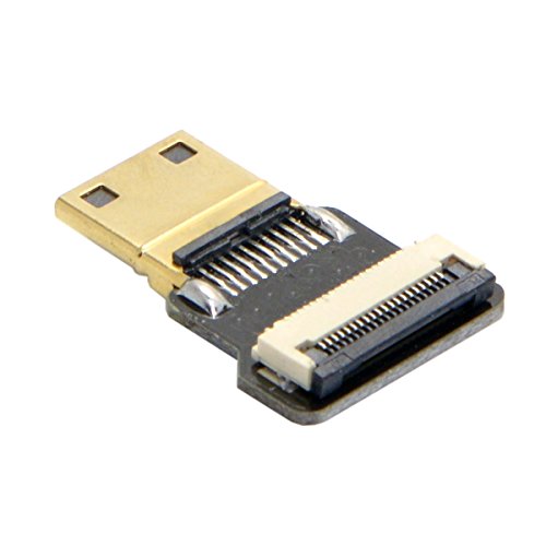 CYFPV Standard Straight Mini HDMI Type C Male Connector for FPV HDTV Multicopter Aerial Photography, Black - Image 3