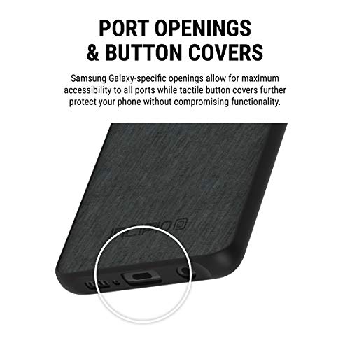 Incipio Holden Slim Stylish Case For Samsung Galaxy S10 With Premium Fabric And Raised Bumper - Gray #TOP2