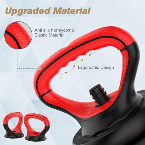 RELIFE REBUILD YOUR LIFE Adjustable Dumbbells Set 6 in 1 Weight Set Dumbbell Barbell Kettlebells, Push-up, Push up Stand and Ab roller for Workout Home Fitness Equipment - Thumbnail 4