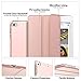 MoKo Case Fit New iPad Mini 5 2019/Mini 4 2015 (5th/4th Generation 7.9 inch), Slim Lightweight Smart Shell Stand Cover with Translucent Frosted Back Protector, with Auto Wake/Sleep,Rose Gold
