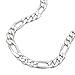 Produktbild Gallay Armband Figaro 5 mm 925 Silber 21 cm