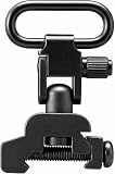 Gotical Picatinny Rail Sling Stud Mount with QD Sling Swivel Black Anodized Aircraft Grade Aluminum