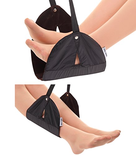 SmartTravel Portable Travel Footrest for Airplane (Black)