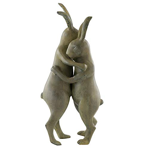 First Dance Garden Sculpture Rabbit Couple