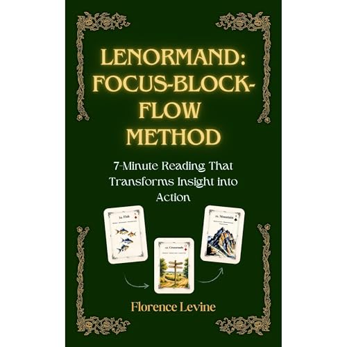 Lenormand: Focus-Block-Flow Method Audiolibro Por Florence Levine arte de portada