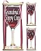 Grandma's Sippy Cup 360 Degrees Engraved Wine Glass with Charm