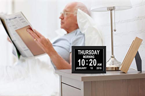 Tmc [2023 Newest 8 Inch Digital Clock With Day And Date For Elderly,Large Display Digital Day Clock For Seniors,Vision Impaired, Alzheimer,Elderly, Memory Loss #TOP5