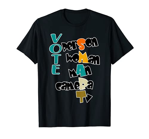 Persona Mujer Hombre Cámara TV - Vote Smart 2020 Camiseta