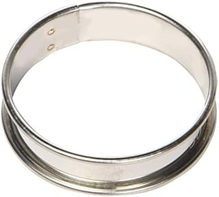 Matfer Bourgeat 371704 Small Flan Ring, Silver