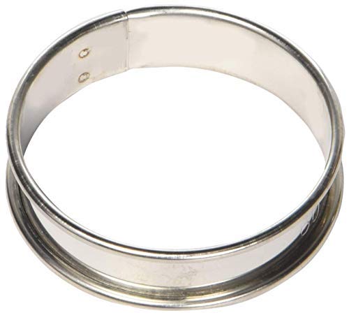 Matfer Bourgeat 371707 Small Flan Ring, Silver #TOP4