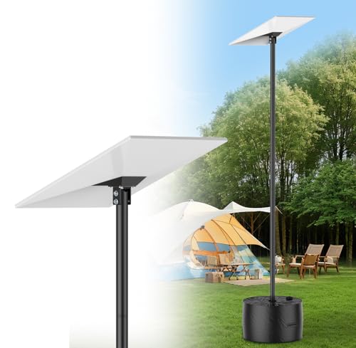 XXSSTUDIO Kit de montage Starlink Gen 3, Poteau de sol Starlink Gen 3 de 2,3 m avec adaptateur de tuyau, Kit de montage sur poteau Starlink pour extérieur de jardin