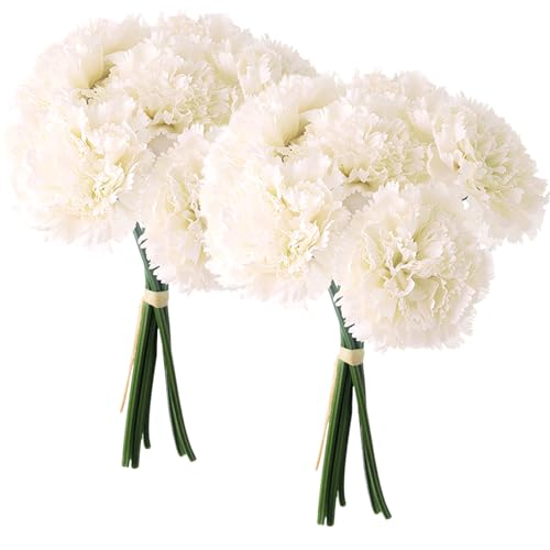 Fleurs artificielles oeillets pour remplacer les bouquets flétris - 2