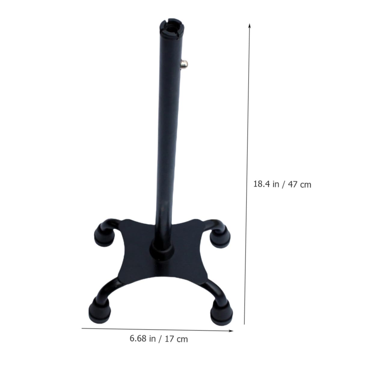 Punte Antiscivolo per Bastoni da Passeggio Quadrupli, Accessori per Stampelle, Base di Ricambio Leggera e Resistente, Cuscinetti Antiscivolo per Bastone da Trekking, Stabilità