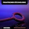 KINKWERK Analkugelkette aus 4 Kugeln | Premium Silikon | Anfängerfreundlich | Benutzerfreundlicher Rückholring | Flexibel für Längere Sessions (L) Schwarz #2