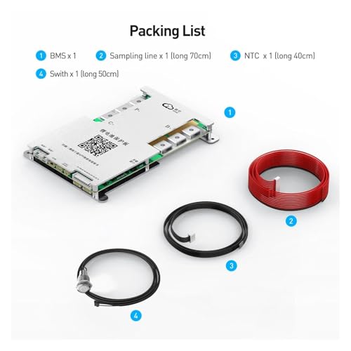 JK BMS JK-B2A8S20P carte de protection active 200A pour réparer et équilibrer un bloc Lifepo4