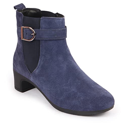 Image of FAUSTO Women Flared Heel Boots