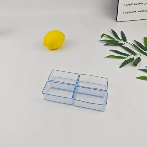 2x4 Wood Post End Cap - 4Pcs 1.57”x 3.15“Post caps (1-1/2" x 3-1/7") PVC Floor Protector,Waterproof and Anti-Friction,Suitable for Table Legs, Chair Legs, armrests and Other Wood,Transparent by Aogigigio - Used condition - Image 6