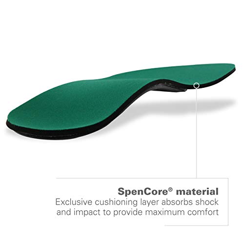 Spenco Rx Orthotic Arch Support Full Length Shoe Insoles, Green Women's 9-10.5/Men's 8-9.5 #TOP2