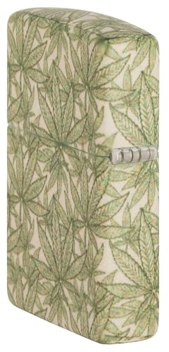 Zippo Cannabis Design 540 Glow in The Dark Pocket Lighter