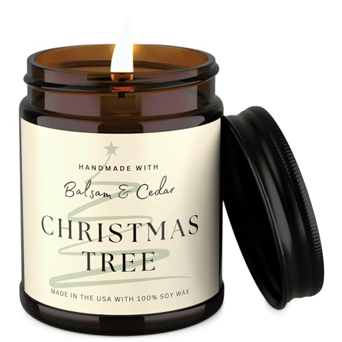 Introducing Our Christmas Tree Scented Christmas Candle Balsam & Cedar Holiday Soy Wax Candle