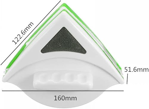 Miniatura 9 de Limpiador magnético de ventanas de doble cara Cepillo de limpieza de superficie de vidrio Traje de herramienta para 0.787-1.181 in de espesor Doble