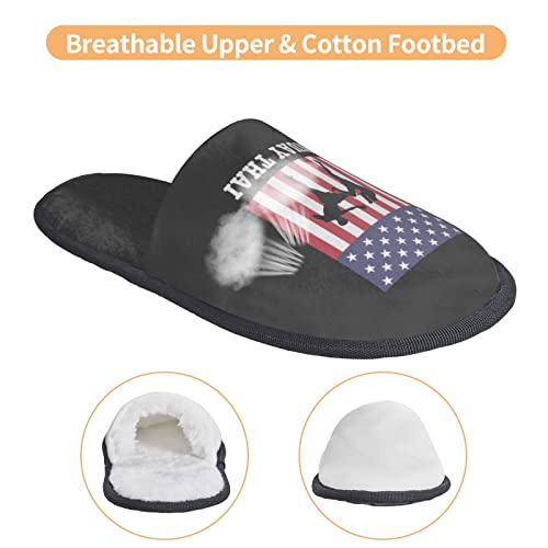 American Flag Muay Thai Boxing House Slippers Women Men Indoor Outdoor Shoes3