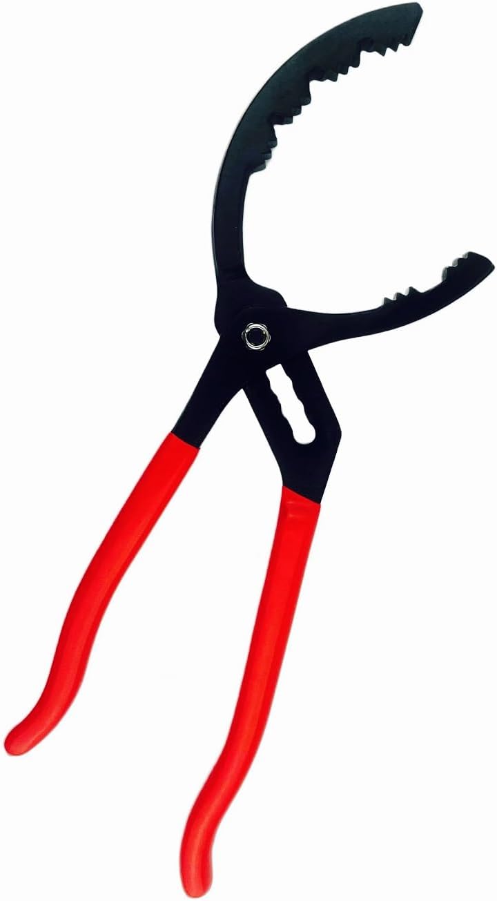 Oil Filter Wrench, 10" Small Adjustable Oil Filter Pliers, Multifunction Oil Filter Removal Tool, Ideal for Engine Filters, Conduit & Fittings