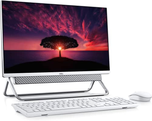 Image of Dell Inspiron 27 7000 7700 All-in-One Business Desktop, 27 inch FHD Touchscreen, Intel Core i7-1165G7, Windows 10 pro, 16GB RAM 1TB SSD, HDMI, USB-C, WiFi6, Webcam, GeForce MX330 2GB, Silver