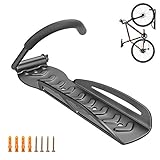 Portabici: realizzato in materiale d'acciaio rinforzato, antiruggine, resistente all'usura e alla corrosione, la sua capacità di carico massima può arrivare a 66 libbre. Abbastanza forte da contenere tutti i tipi di biciclette, come mountain bike, bici da strada, bici da crociera, bici per bambini, ecc.