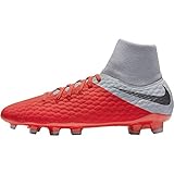  Nike Unisex-Erwachsene Hypervenom 3 Academy Df Fg Sneakers, Mehrfarbig (Lt Crimson/MTLC Dark Grey/Wolf Grey 001), 43 EU
