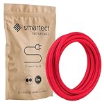 smartect – smartect Textilkabel 2-Adrig (2 x 0.75 mm²) Rot, 5 Meter