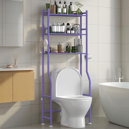 AriseWork 3-Tier Over The Toilet Storage with Paper Holder, Metal