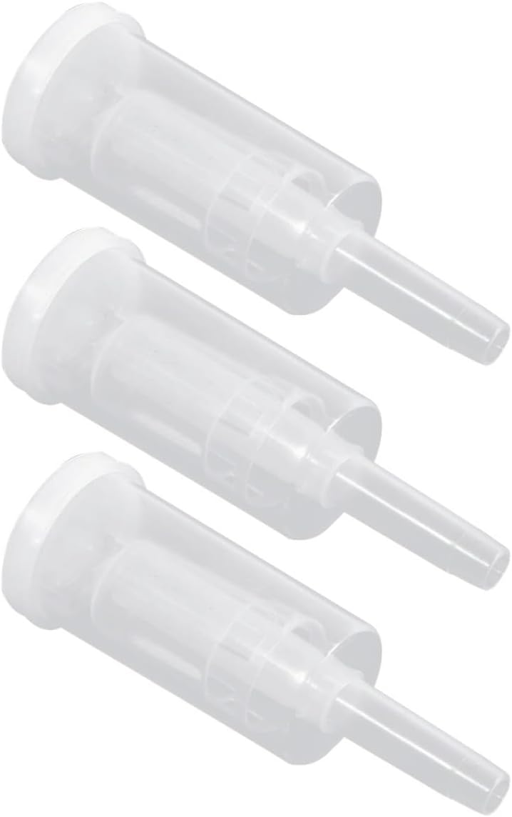 Zerodeko Wine Non-return Valves 3 Sets One-way Air Locks for Homemade Wine and Beer Fermentation Sturdy Plastic Detachable Cap for Kitchen Fermentation Supplies