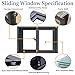 Black Home Window Mobile Sliding Shed Window with Aluminum Frame 12