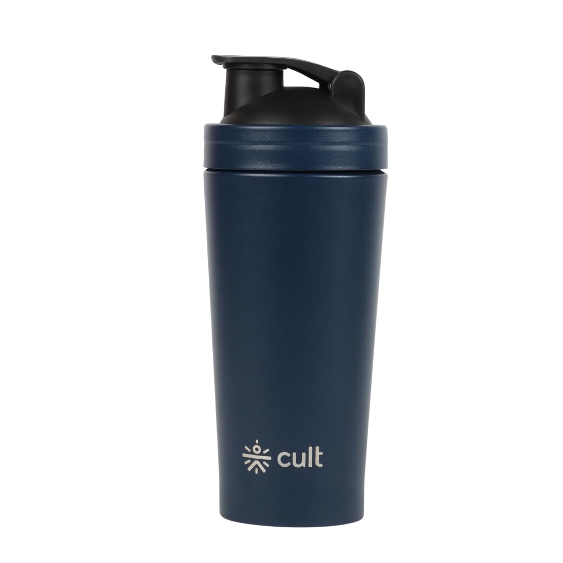 CULT Stainless Steel Shaker Bottle 700ML BPA-Free, Leakproof Gym Shaker with Wire Mixer Ball Durable, Rust-Resistant Protein Shaker Bottle for Smooth Shakes, Fitness & Daily Use (Unisex, Blue)