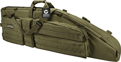 BARSKA BI12554 Loaded Gear RX-600 46" Tactical Padded Rifle Bag, Green BARSKA BI12554 Loaded Gear RX-600 46" Tactical Padded Rifle Bag, Green