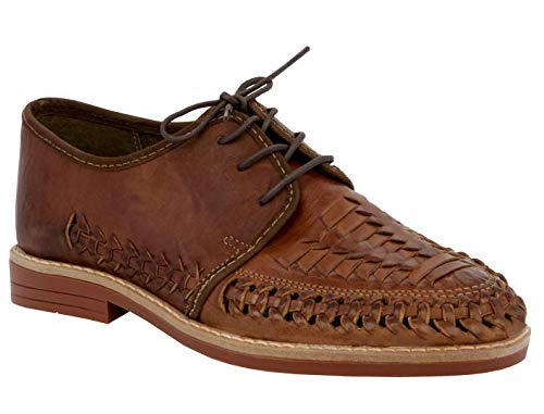 Cowboy Professional Men's Chedron Authentic Mexican Laced Huaraches Lace Up Sandals Closed Toe3