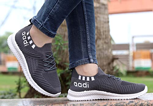 Image of AADI Men's Mesh & Knitted Outdoor Casual Shoes